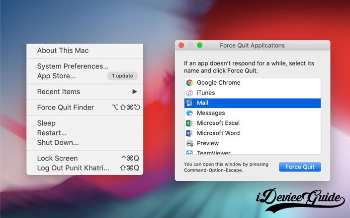 How to force open a program on mac